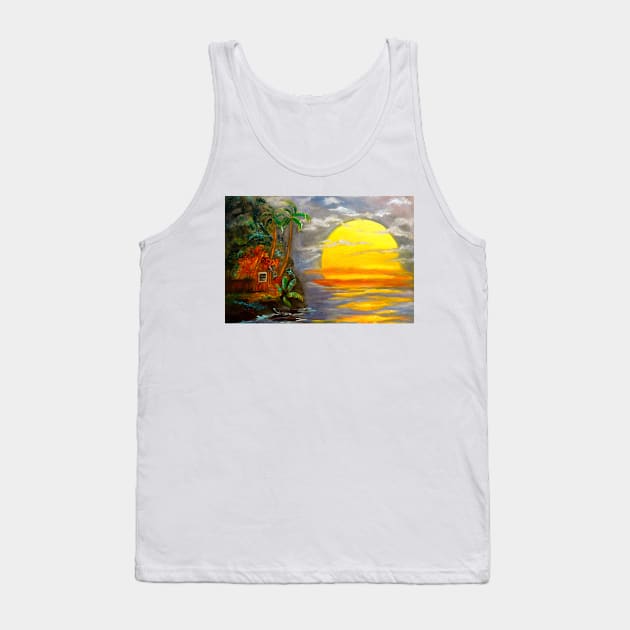 Big Yellow Sun Tank Top by jennyleeandjim